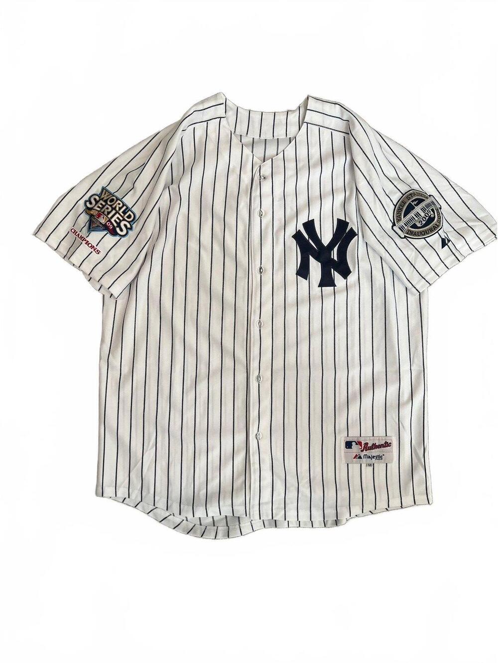Majestic Athletic New York Yankees Derek Jeter #2 2009 Jersey Size 3XL
